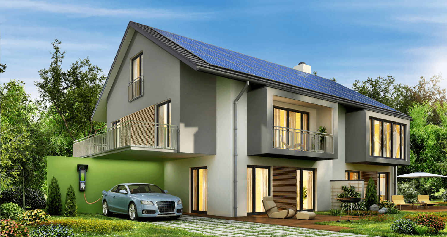 Elektroauto mit Solarstrom aus der eigenen PV-Anlage zuhause laden